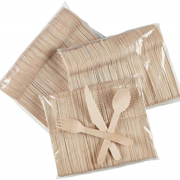 Disposable Wood Cutlery Sets